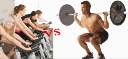 spinning vs sentadillas