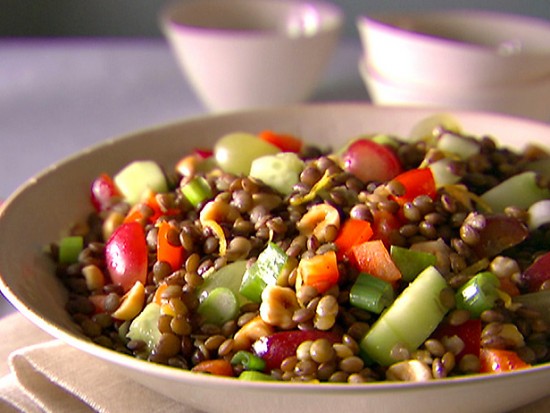 Ensaladas de lentejas frías, recetas exquisitas para deportistas
