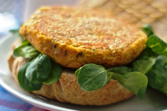 Cómo preparar hamburguesa de verduras