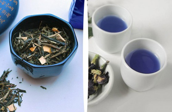 Té azul