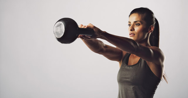 Entrenamiento con pesas rusas