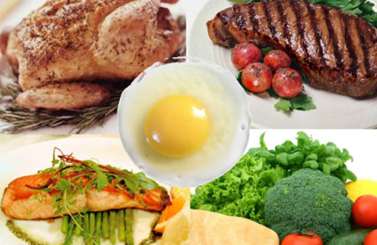 Lista de alimentos con proteínas