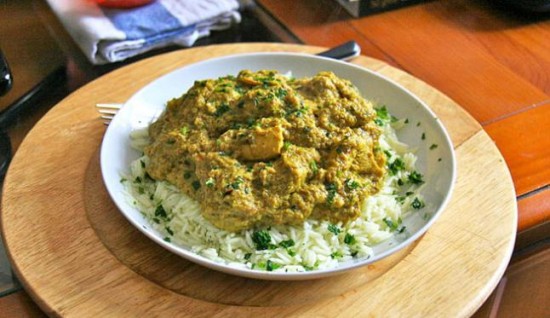 Pollo al curry, receta deliciosa