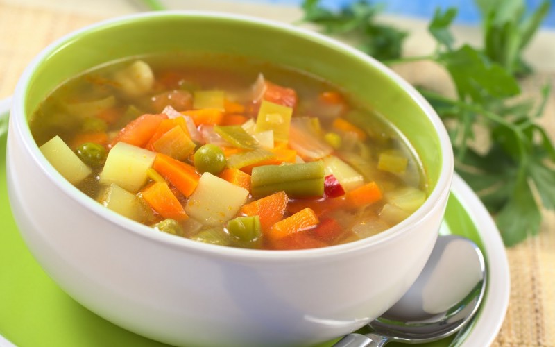 Sopas de verduras recetas