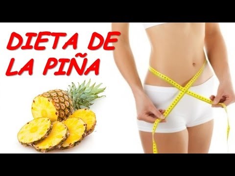 Cómo perder 3 kilos en una semana con la dieta de la piña