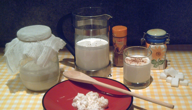 Cómo preparar kéfir de leche