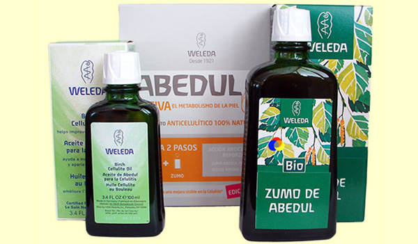 Aceite de abedul para la celulitis