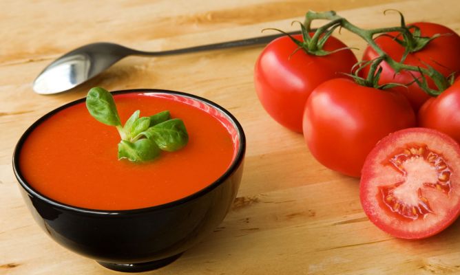 Calorías del gazpacho