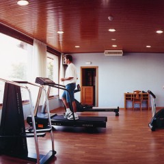 Casa en ejercicios gym